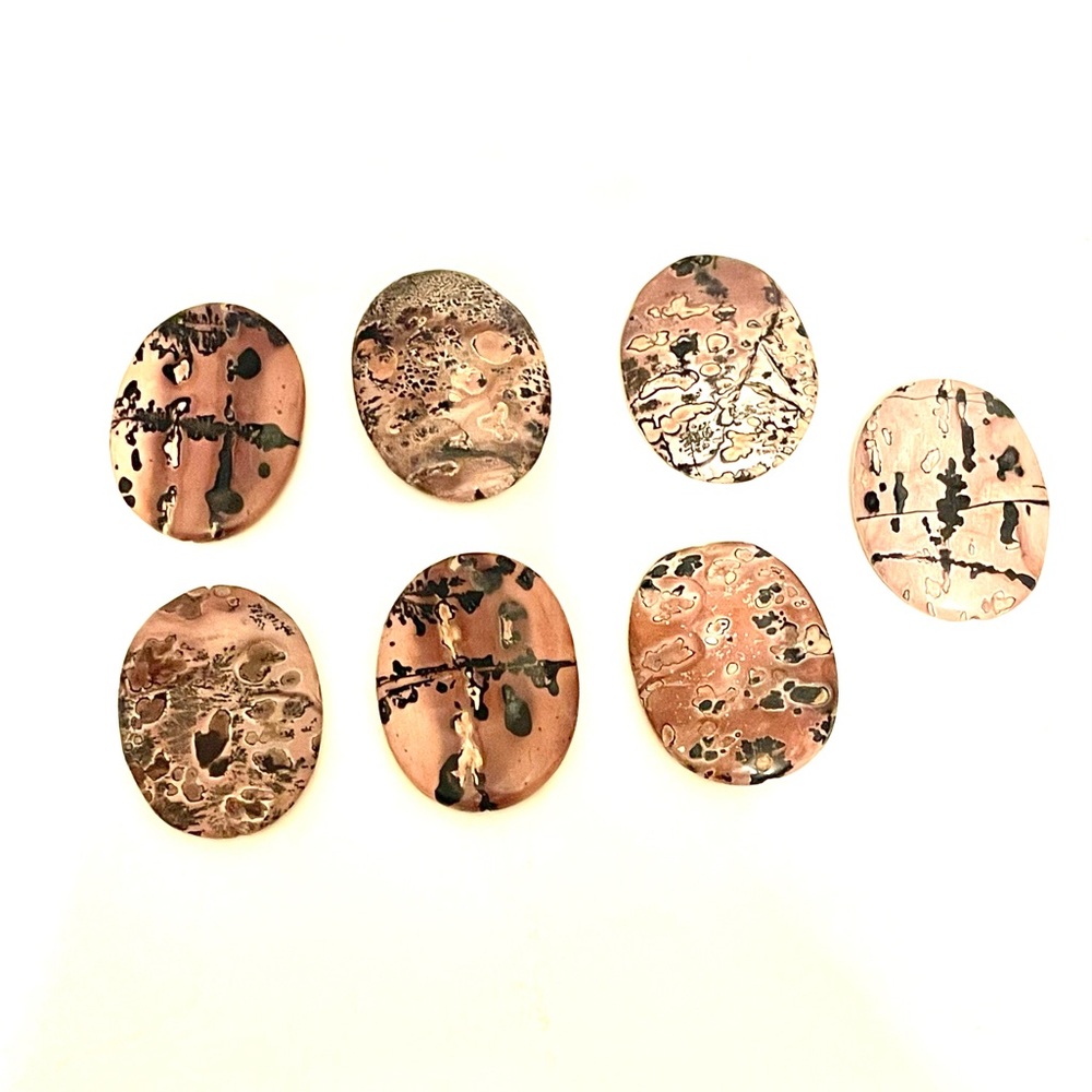 Unique Oval Patterned Earrings